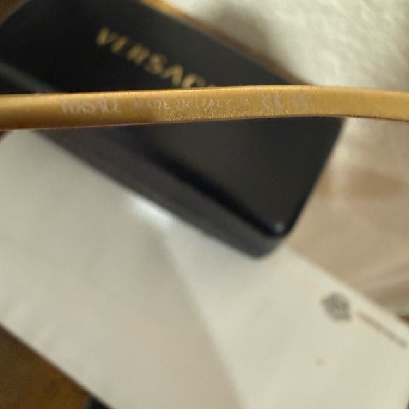 Versace Gold Sunglasses - Picture 6 of 9
